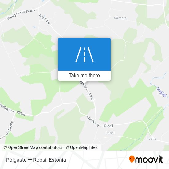 Põlgaste — Roosi map