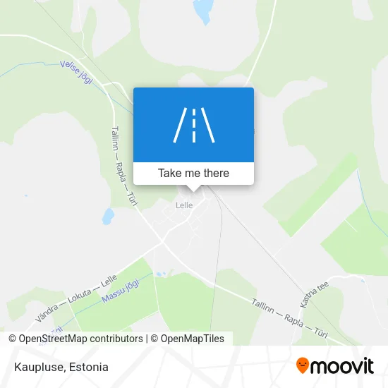 Карта Kaupluse