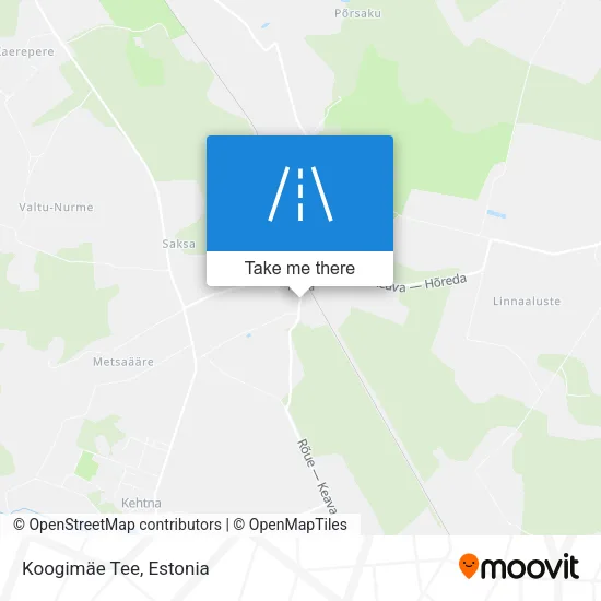 Карта Koogimäe Tee