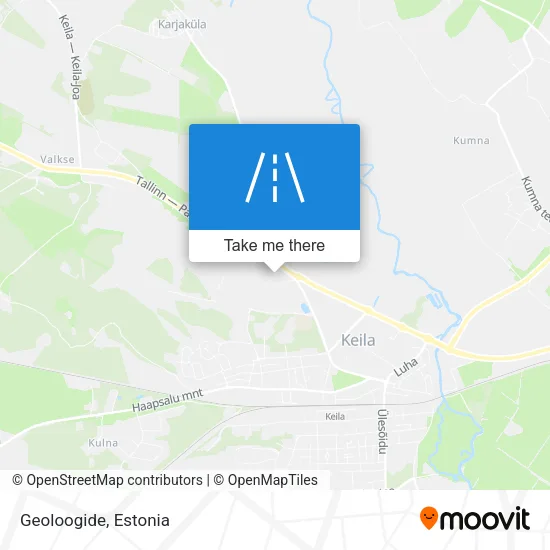Карта Geoloogide
