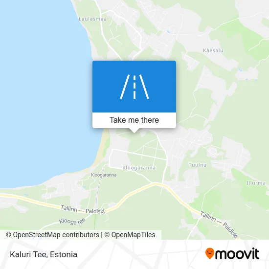 Карта Kaluri Tee