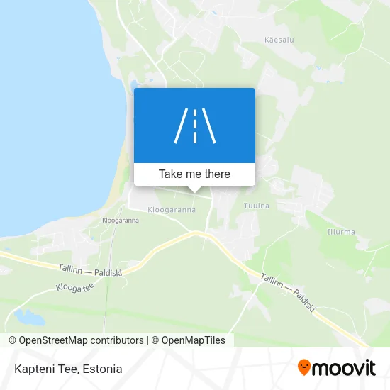 Карта Kapteni Tee