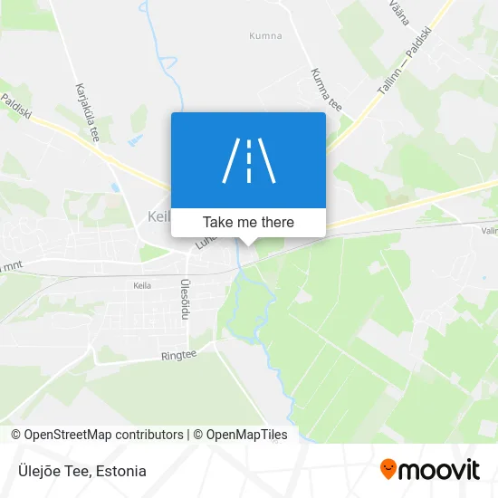 Карта Ülejõe Tee