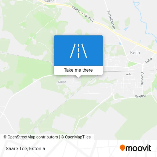 Карта Saare Tee