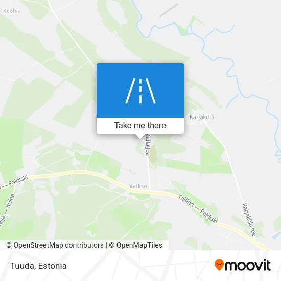 Карта Tuuda