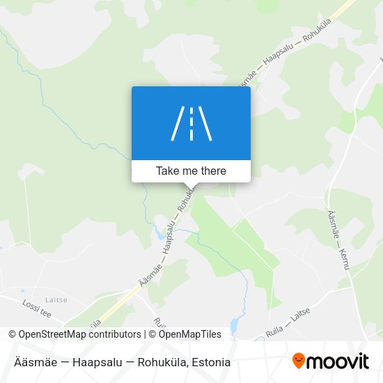 Ääsmäe — Haapsalu — Rohuküla map