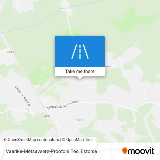 Карта Vaarika-Metsaveere-Prootoni Tee
