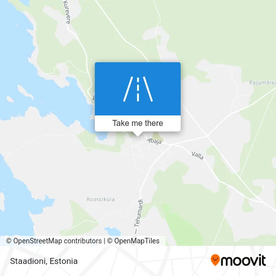 Карта Staadioni