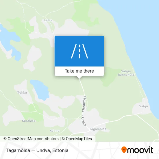 Карта Tagamõisa — Undva