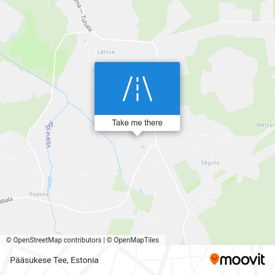 Pääsukese Tee map