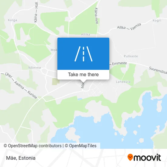 Карта Mäe