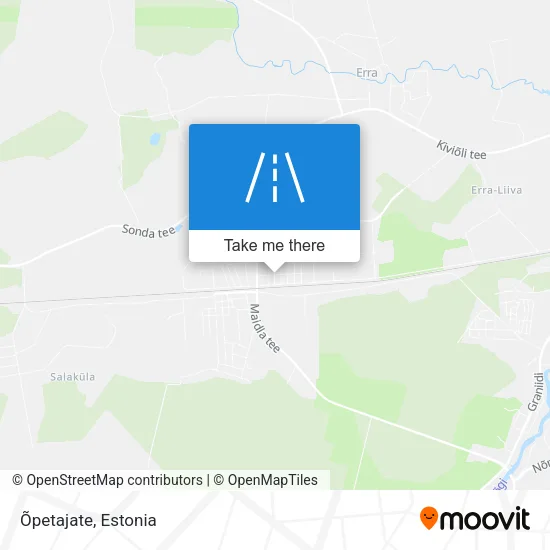 Карта Õpetajate
