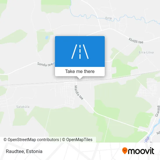 Карта Raudtee