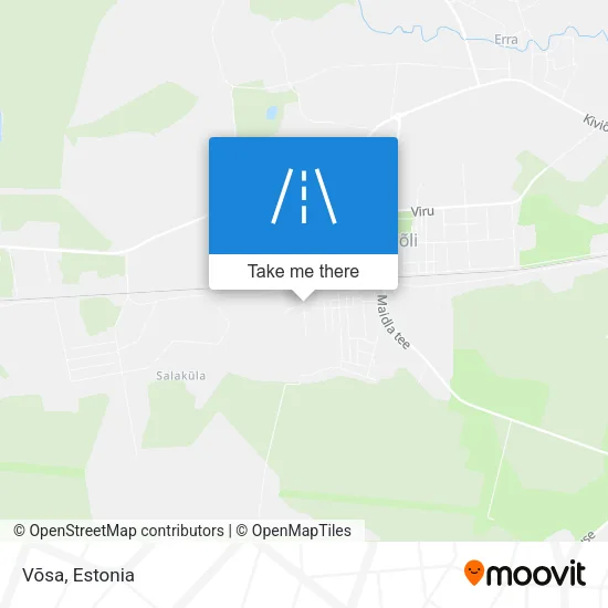 Карта Võsa
