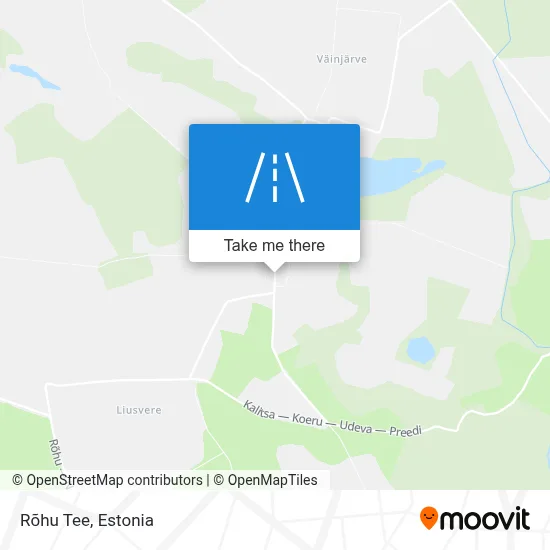 Rõhu Tee map