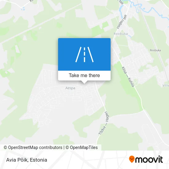Карта Avia Põik