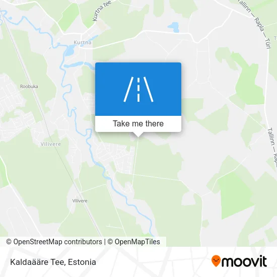 Карта Kaldaääre Tee