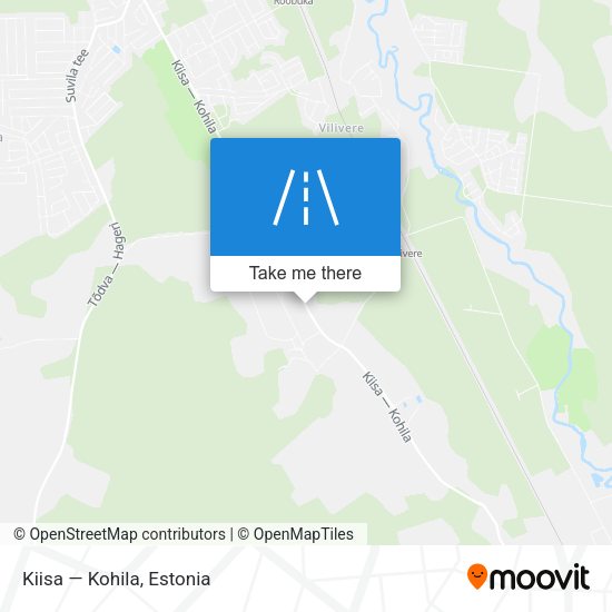 Kiisa — Kohila map