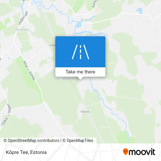 Карта Kõpre Tee