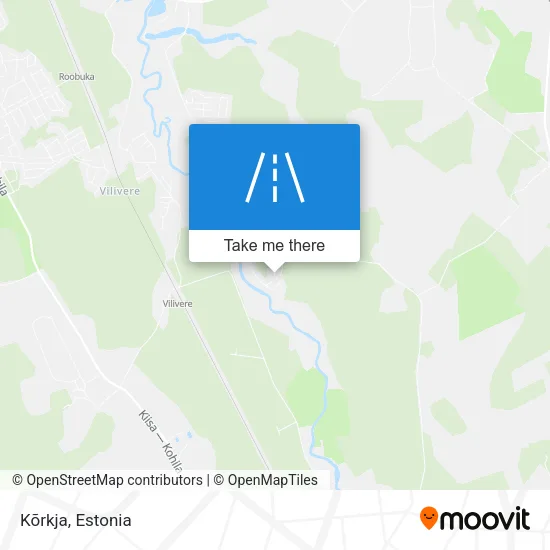 Карта Kõrkja