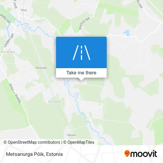 Карта Metsanurga Põik