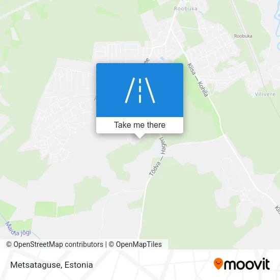 Карта Metsataguse