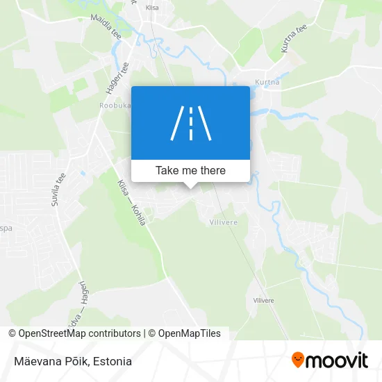 Карта Mäevana Põik