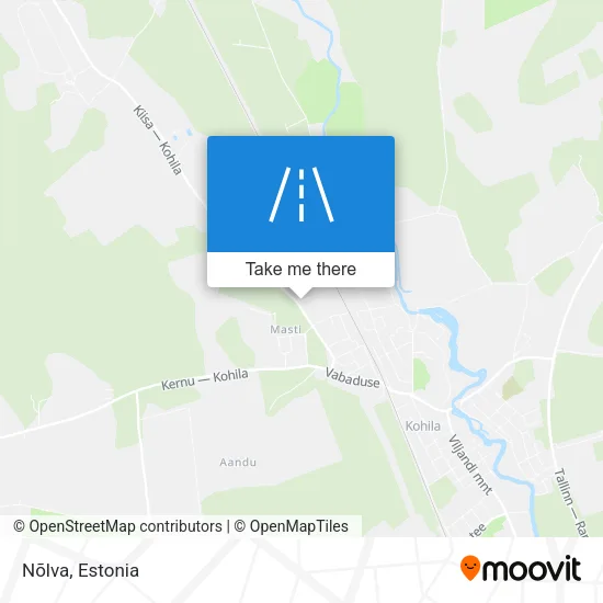 Карта Nõlva
