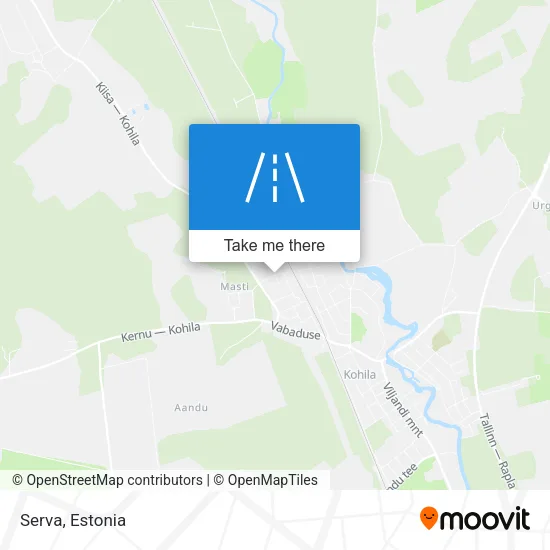 Карта Serva