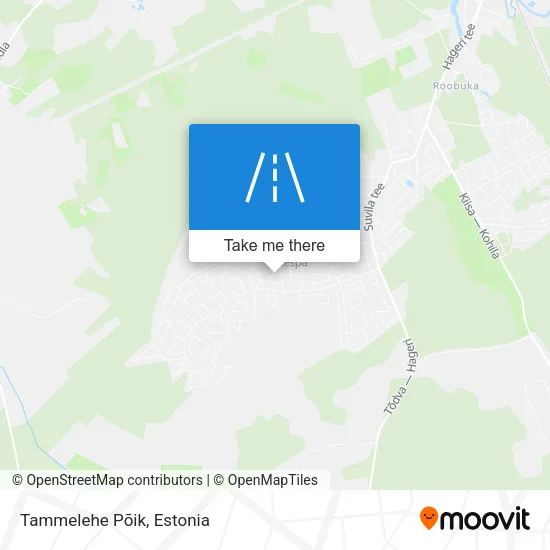 Карта Tammelehe Põik
