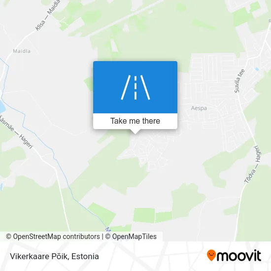 Карта Vikerkaare Põik
