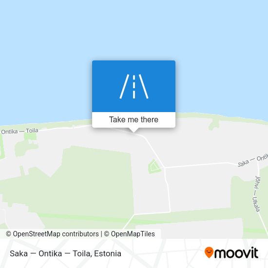 Saka — Ontika — Toila map