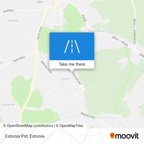 Карта Estonia Pst