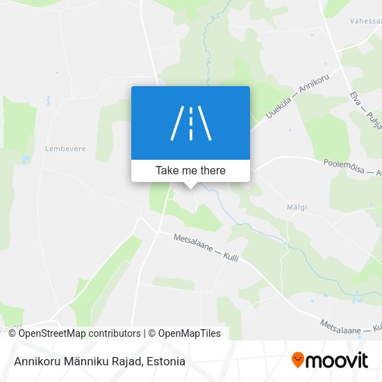 Annikoru Männiku Rajad map