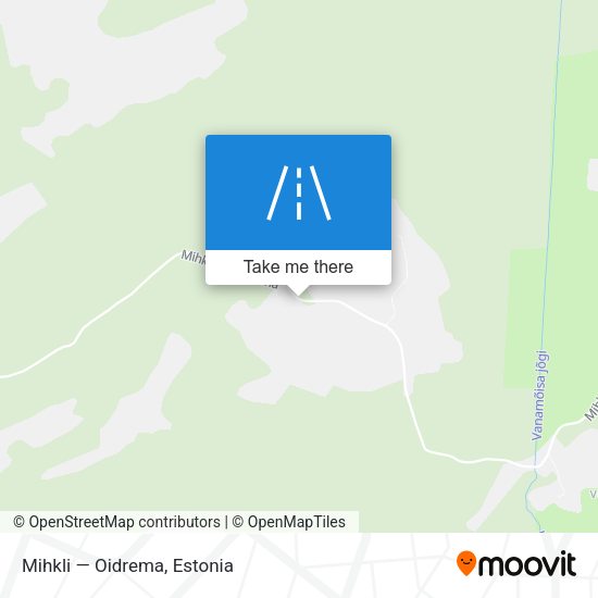 Mihkli — Oidrema map