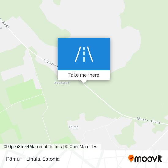 Pärnu — Lihula map