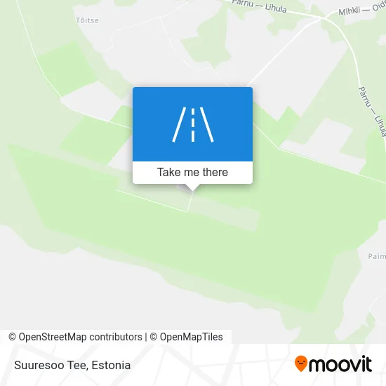 Карта Suuresoo Tee