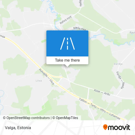 Карта Valga