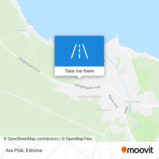 Карта Aia Põik