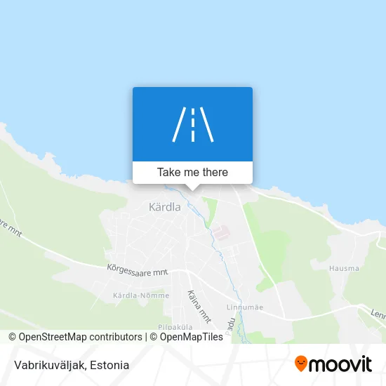 Карта Vabrikuväljak