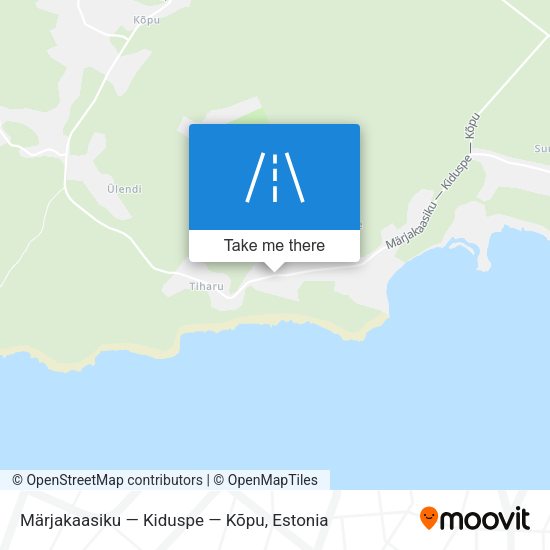 Märjakaasiku — Kiduspe — Kõpu map
