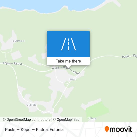 Puski — Kõpu — Ristna map
