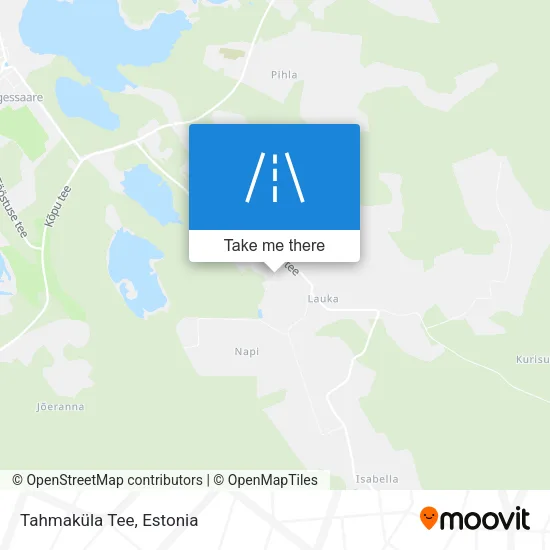 Карта Tahmaküla Tee