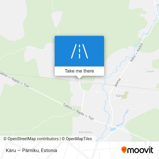 Käru — Pärniku map