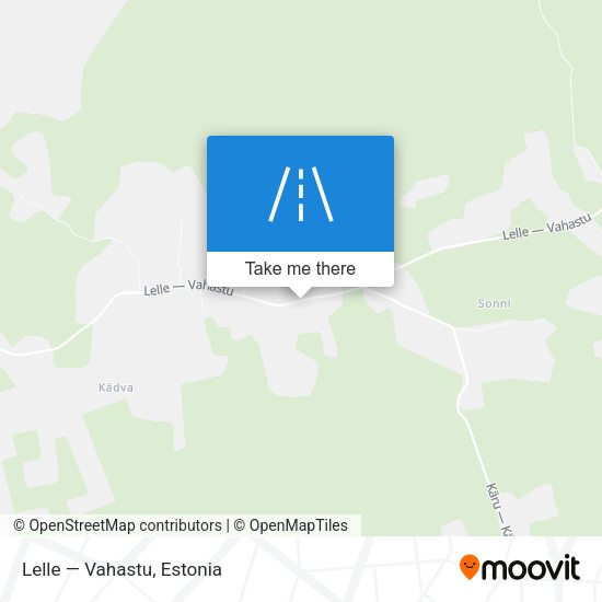 Lelle — Vahastu map