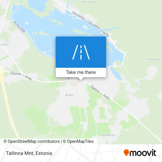 Карта Tallinna Mnt