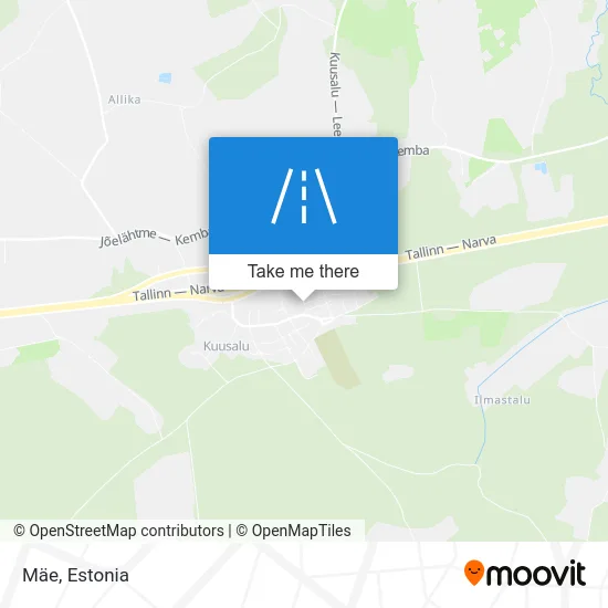 Карта Mäe