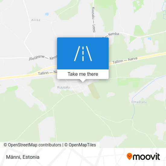 Карта Männi