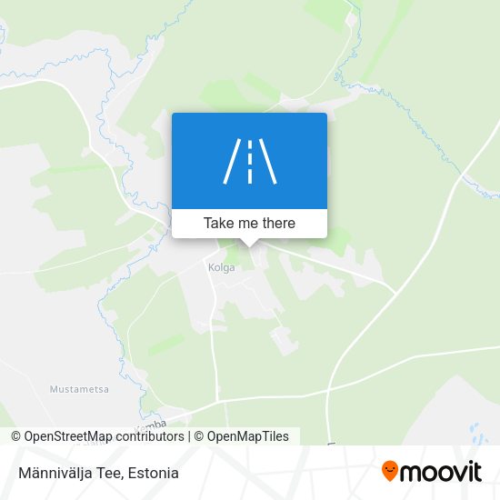 Männivälja Tee map