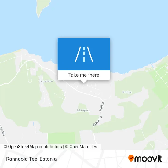 Rannaoja Tee map